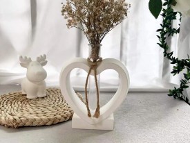 Molde silicona corazon hidroponia inclinado